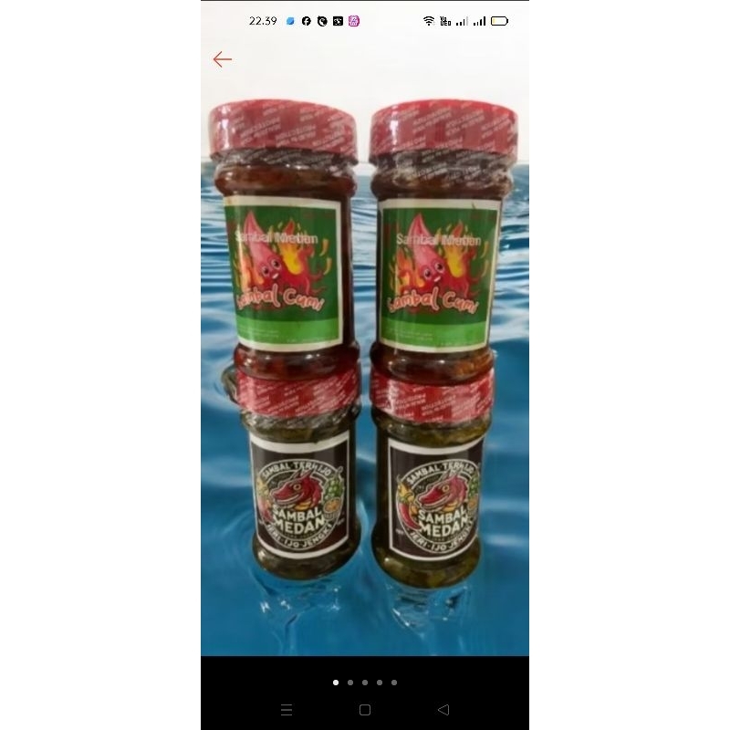 

Sambal Medan Sambal Teri Medan 170 gr tanpa bahan pengawet, siap saji n fresh