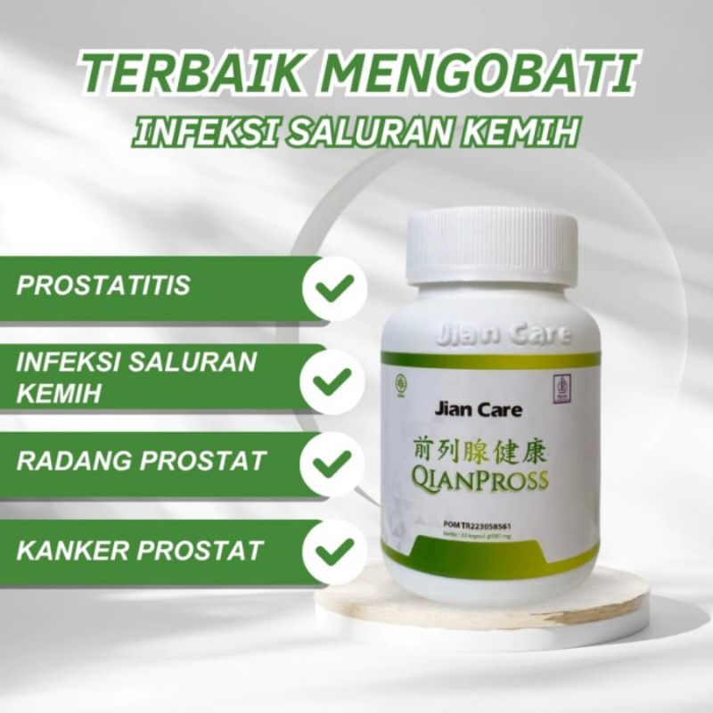 Jian Care Qianpross - Obat Herbal Cina Untuk Membantu Meredakan Sering Kencing Prostat ISK