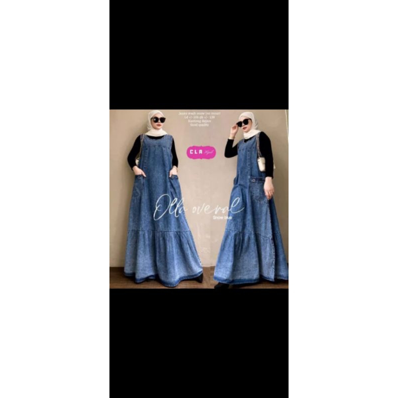 BAJU JEANS OVERALL MURAH - OLLA OVERALL