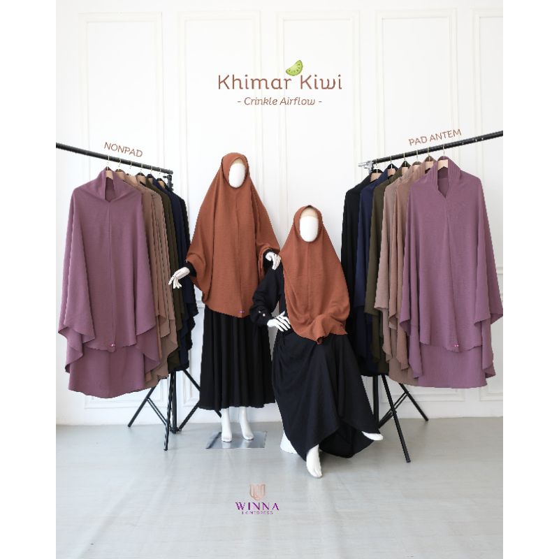 KHIMAR KIWI BY WINNA HD JILBAB DAILY-NA JILBAB DAILYNA BY WINNA HOMEDRESS