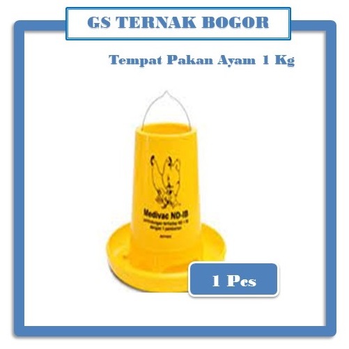 Tempat Pakan Ayam 1 kg Medion