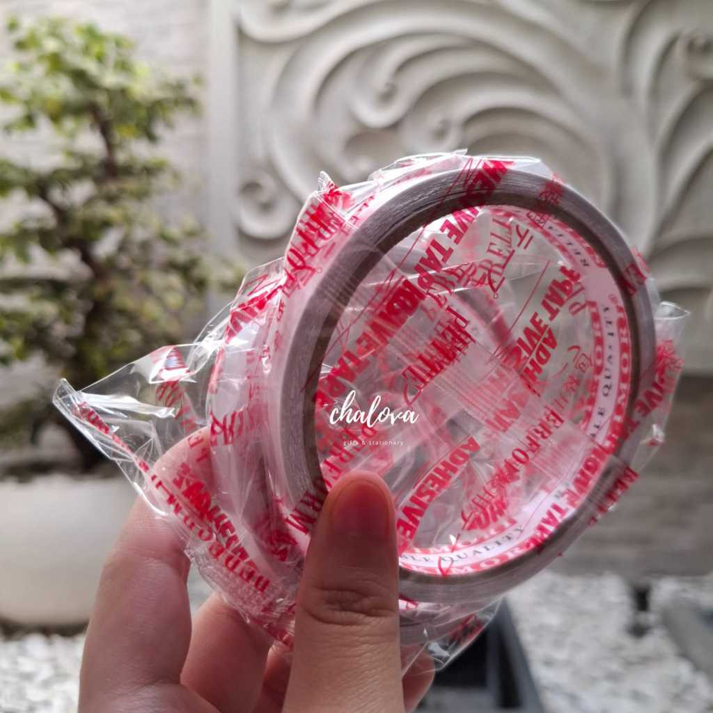 

[PCS] DOUBLE TAPE SEIKIMORI ½ INCH (12MM X 6M) / ISOLASI BOLAK BALIK SEIKIMORI