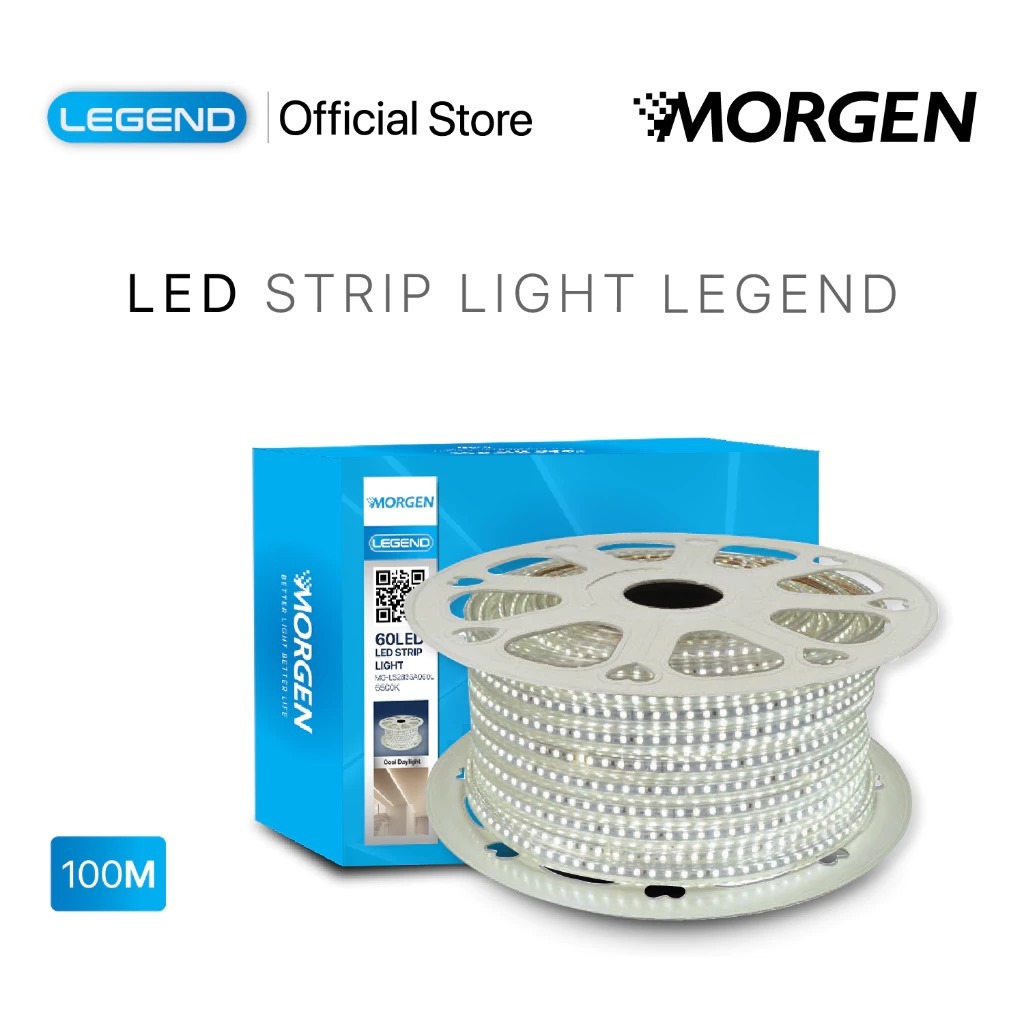 MORGEN - Lampu LED STRIP Morgen LED Strip Light Legend Series AC 220V MG-LLS2835B120L / lampu led st