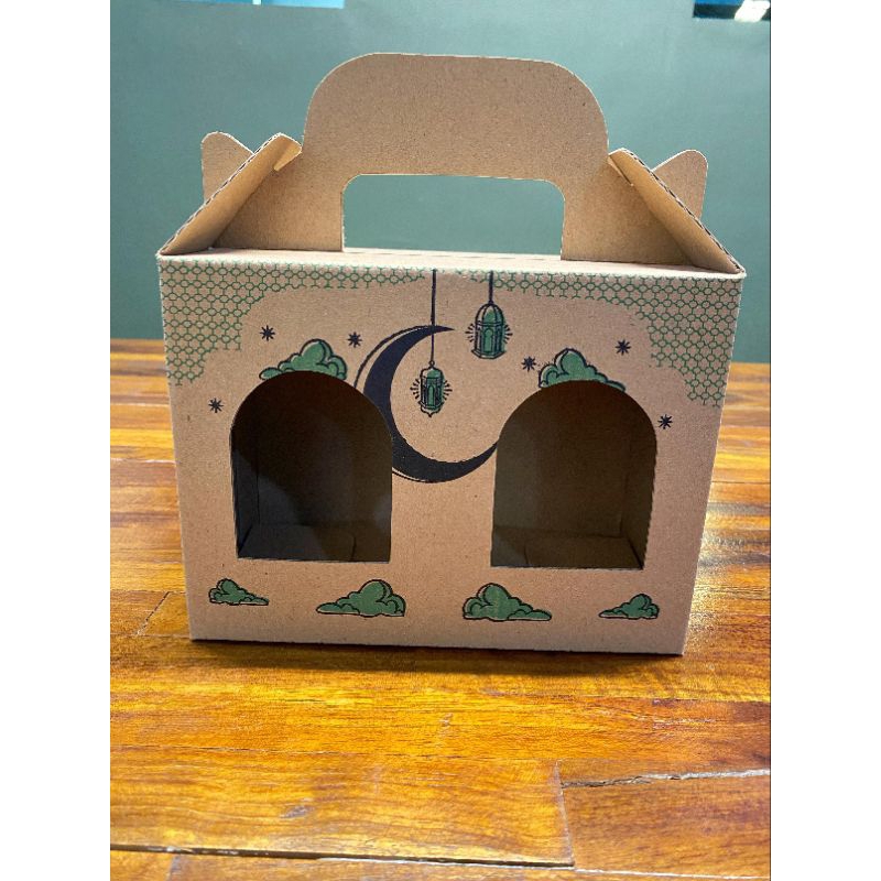 Box toples tabung 500ml/Box toples tabung kue kering/Gable box 500ml/box toples lebaran/box hampers 