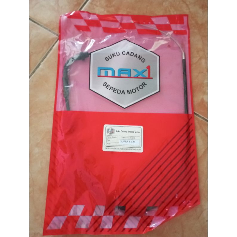 kabel gas motor (cable throttle) golor gas untuk motor supra125