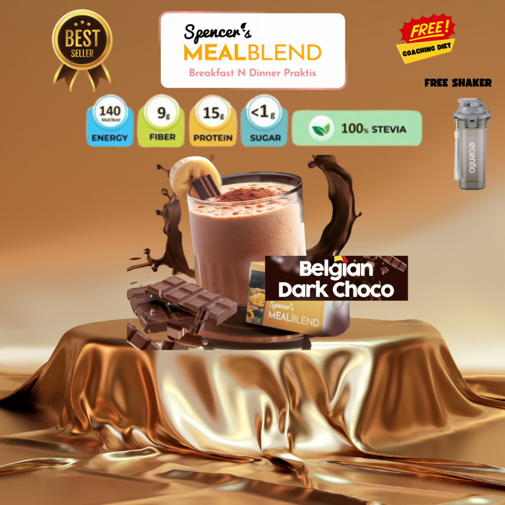 

PROMO!!! Spencer's MealBlend Belgian Dark Choco Sereal Minuman Cokelat