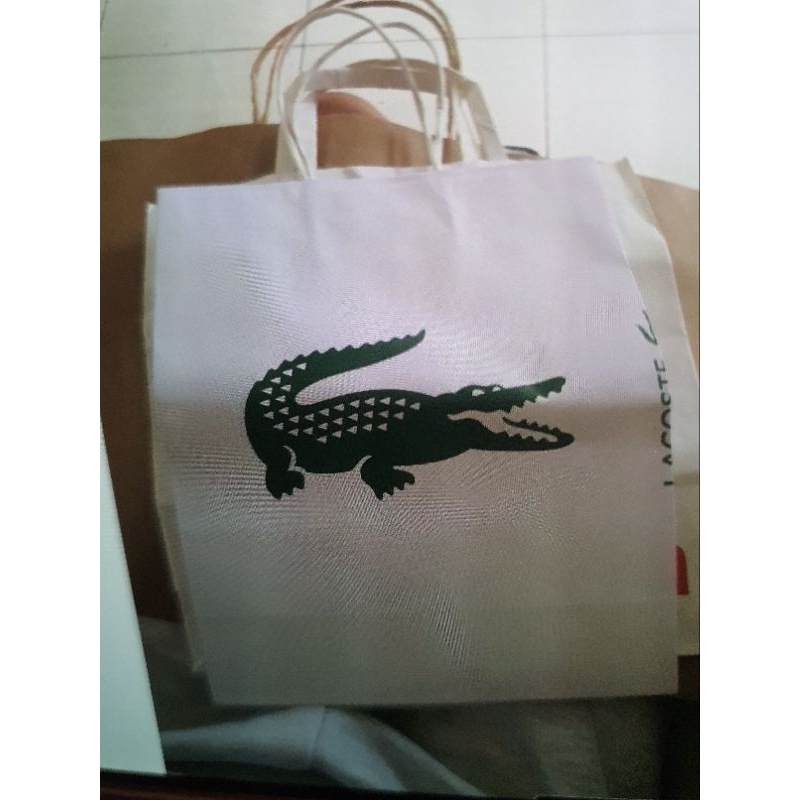 

paper bag lacoste