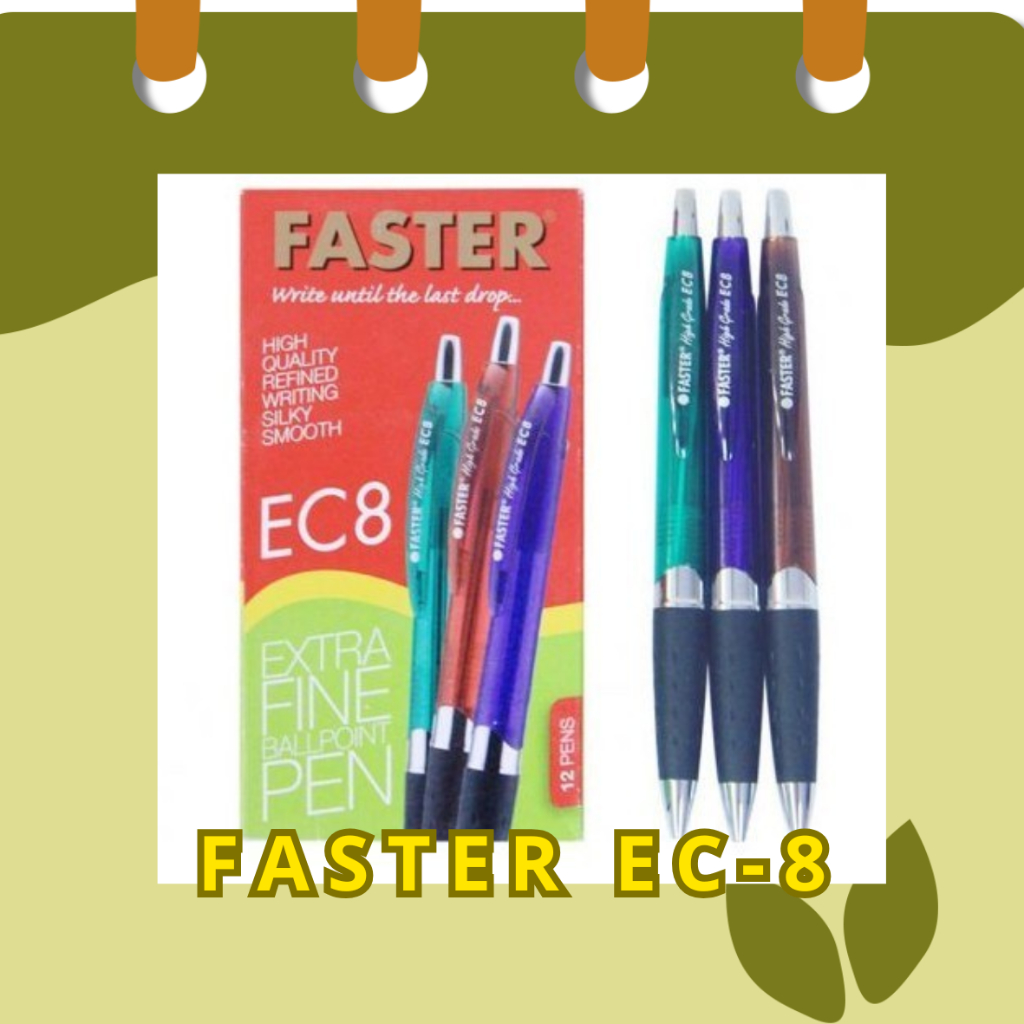 

Pulpen Faster EC8 Extra Fine Clicker 0.7mm