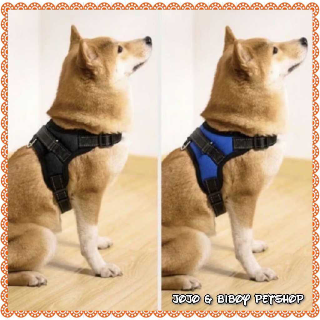 Harness Anjing - Rompi Tuntun Anjing Ras Besar - Breathable Harness Leash Anjing Besar