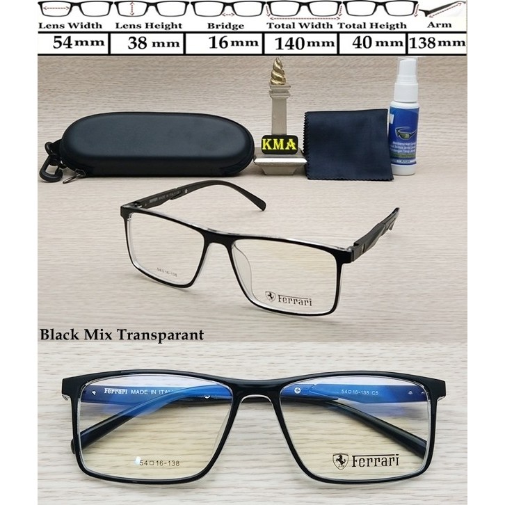 Frame kacamata minus FERRARI RACE frame FERRARI sport frame kotak new