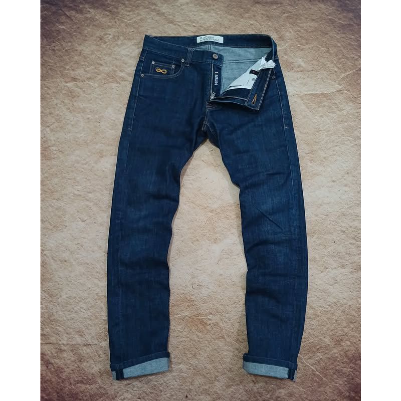 celana jeans PLAC bahan denim tebal pria second/bekas/preloved