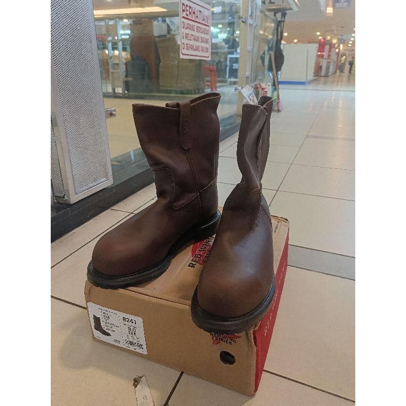 Sepatu Safety Boot Redwing 8241 / Safety Shoes Pecos 100% Original