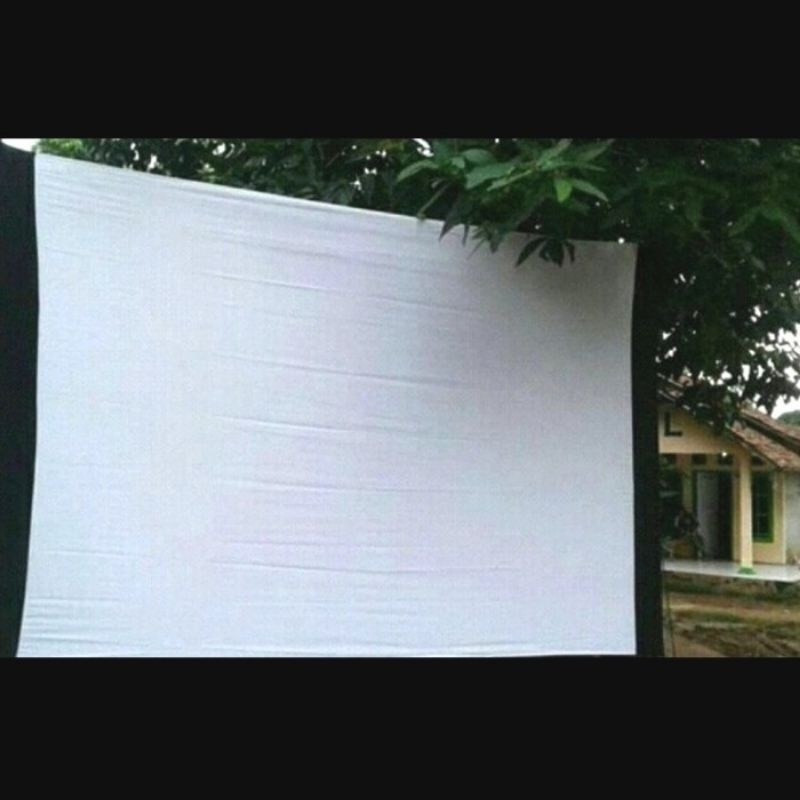 Kain Layar Tancap / Proyektor 3 x 3 Tanpa Sambung