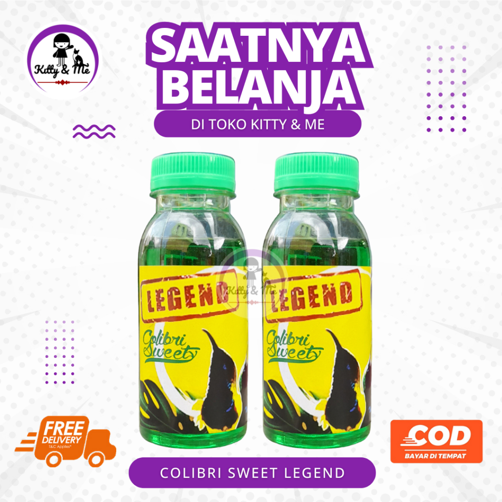 COLIBRI SWEET LEGEND BOTOL 100 ML NEKTAR - Colibri Konin Dan Sogon Gacor Fighter