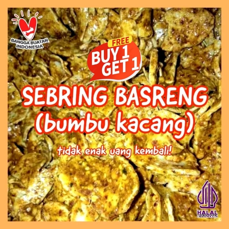 

Sebring Basreng Bumbu Kacang | Seblak Kering | Cemilan | Snack | Cemilan Snack Pedas