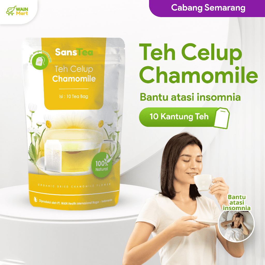 

Teh Celup Chamomile untuk Insomnia Gangguan Tidur Kesulitan Tidur