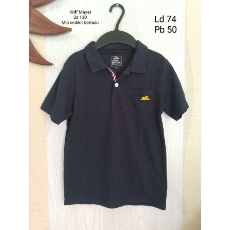 PL kaos anak kerah second