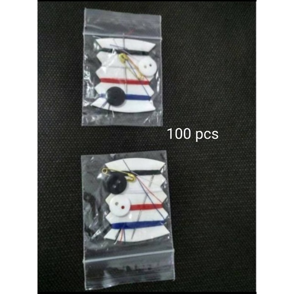 Sewing kit, perlengkapan menjahit hotel ( 100 pcs )