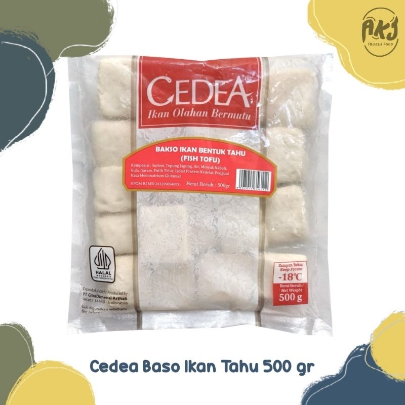 

Cedea Bakso Ikan Bentuk Tahu (Fish Tofu) 500gr