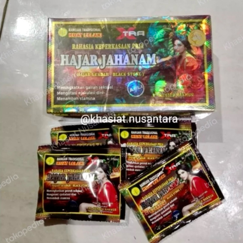 HAJAR-JAHANAM KAPSUL 100% ORIGINAL [BISA COD] PRIA KUAT TAHAN LAMA