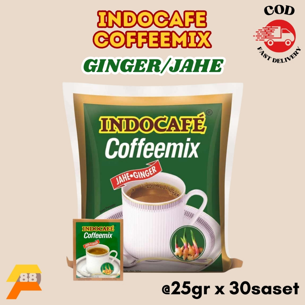 

Indocafe Coffeemix Ginger Jahe Isi 30 Sachets