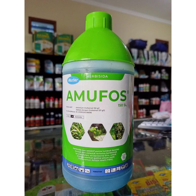 AMUFOS Herbisida Kontak dan Sistemik 1 Liter