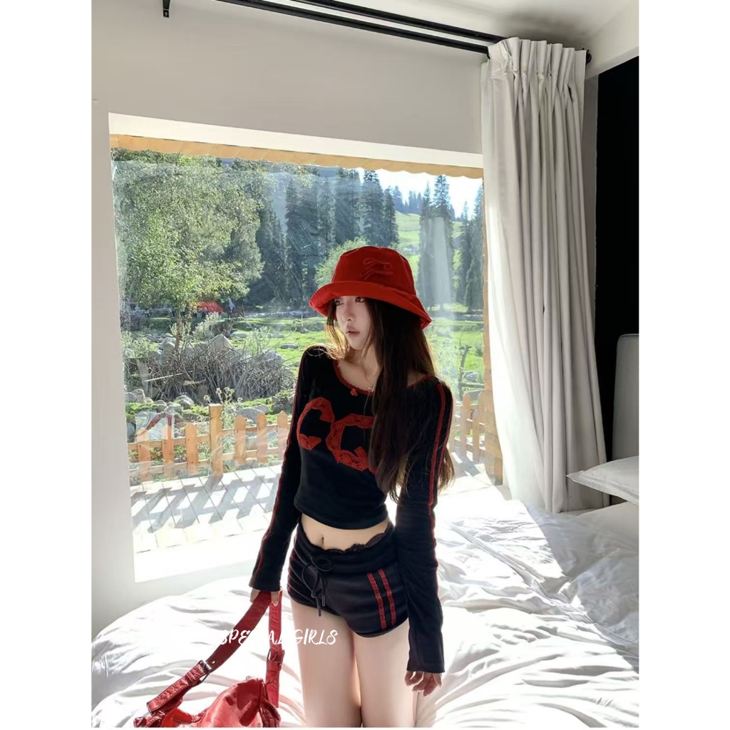 KAOS STRIPE WANITA KOREA SWEATER RAJUT WANITA