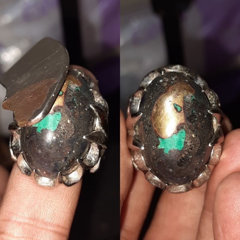 Batu Akik badar besi damar wulan