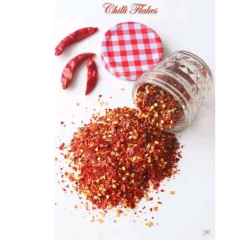 

PROMO !! Chilli Flakes dan cabai kering repack