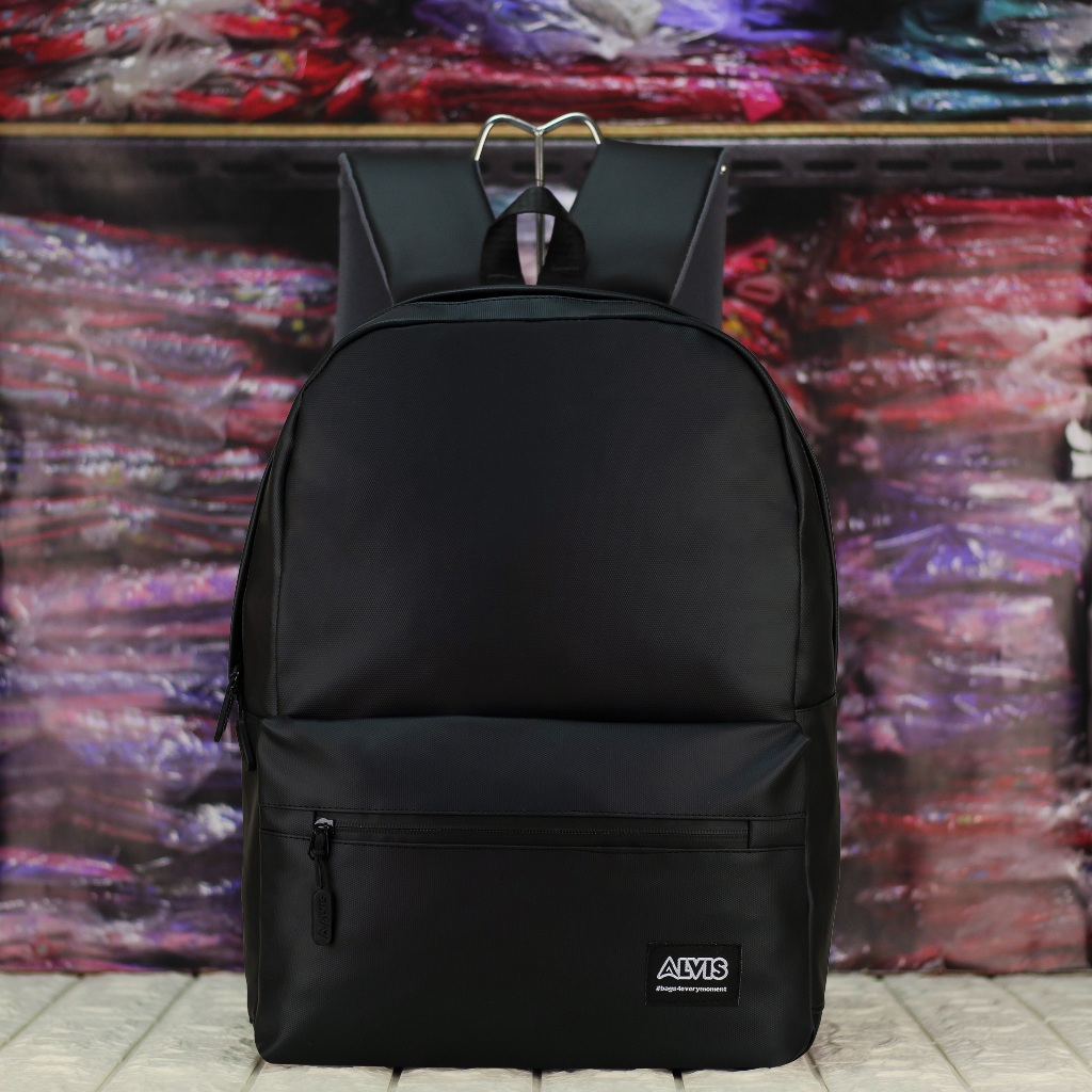 Tas Polo Alvis Urban Lagos Backpack Waterproof Premium Ransel Distro Tahan Air Cowok Cewek 15 Inch K