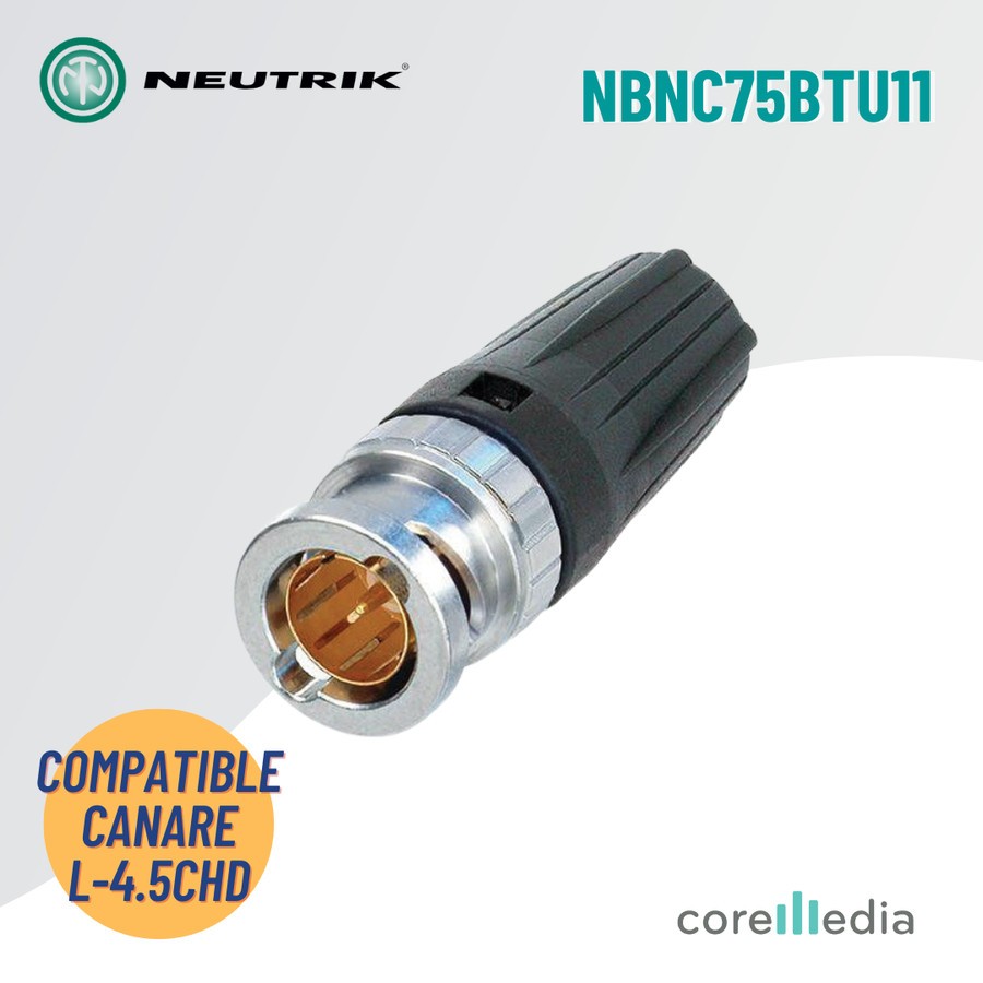 Neutrik NBNC75BTU11 rearTWIST BNC Cable Connector