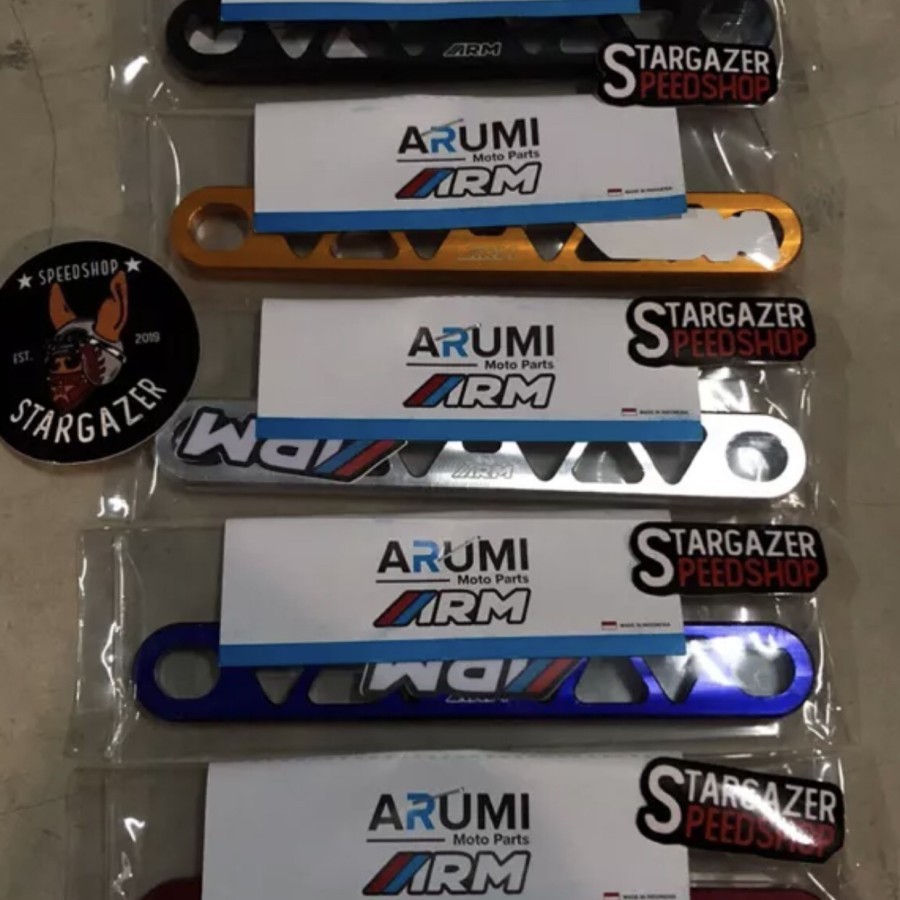 Breket Braket Bawah Knalpot Arumi ARM Aerox Old New Nmax New Lexi