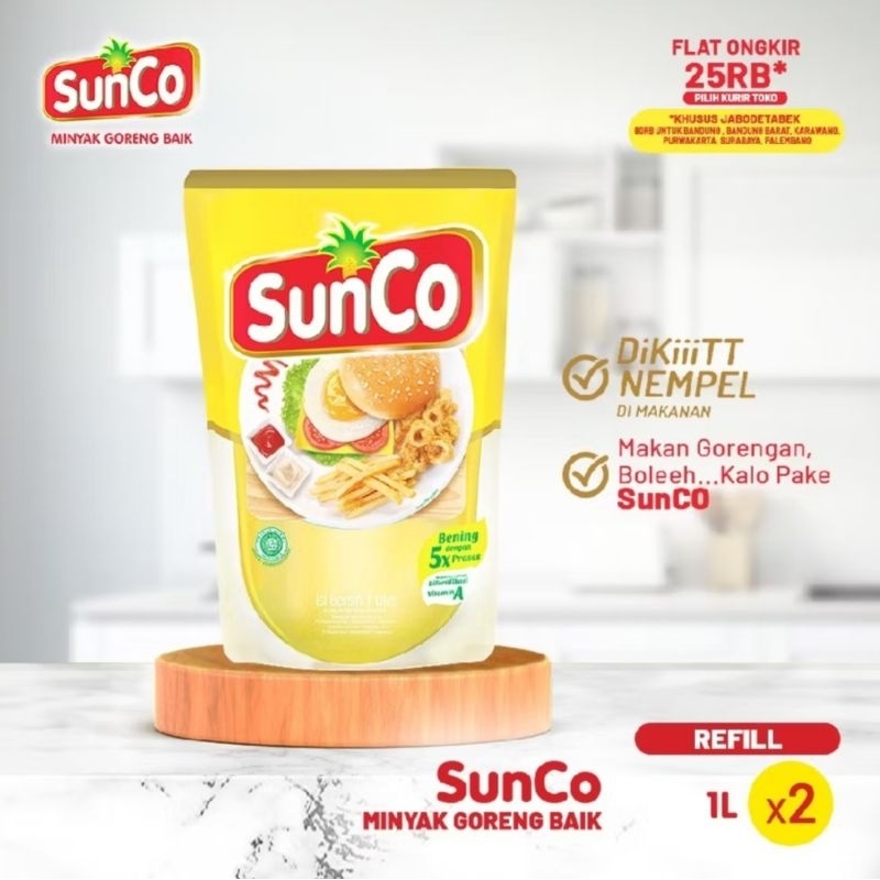 

Sunco Minyak Goreng 1L - Twinpack