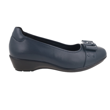 Bocorocco D. Arabela 20 Navy - Wedges Kulit Asli