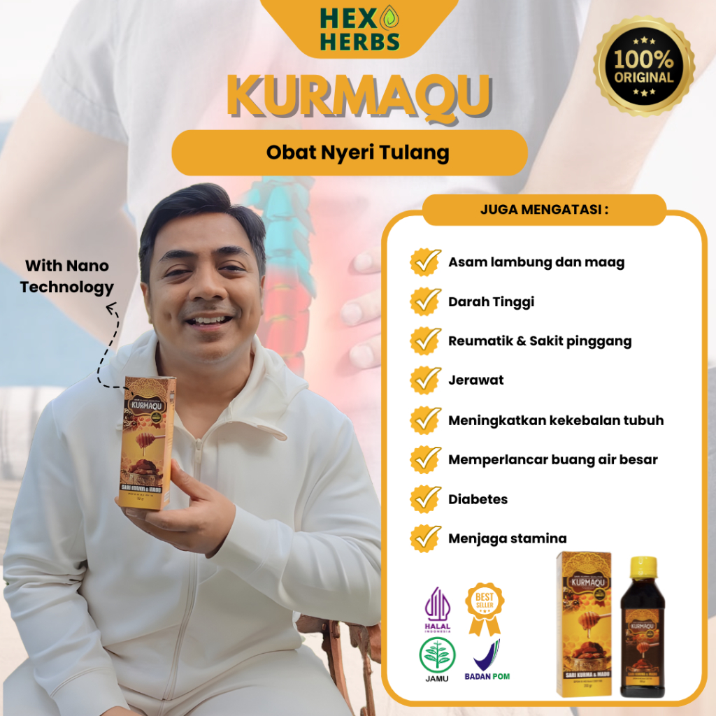 

Obat Nyeri Tulang - Radang sendi dan Tulang, Tulang Keropos Osteoporosis - Kurmaqu Kualitas Premium