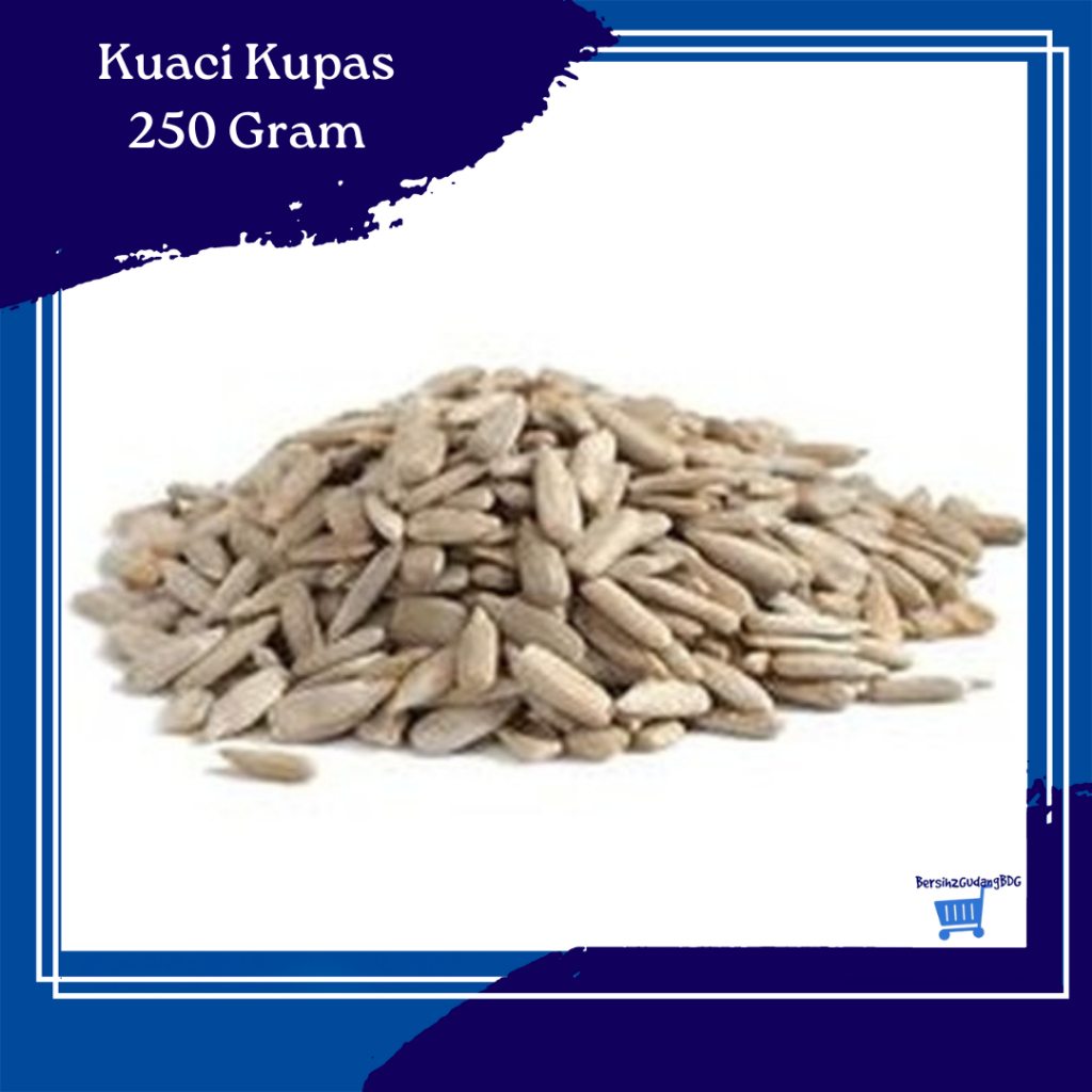 

Sunflower Seeds Raw Import 250 grm / Biji Kuaci Kupas Mentah / Biji Bunga Matahari 250 grm Premium