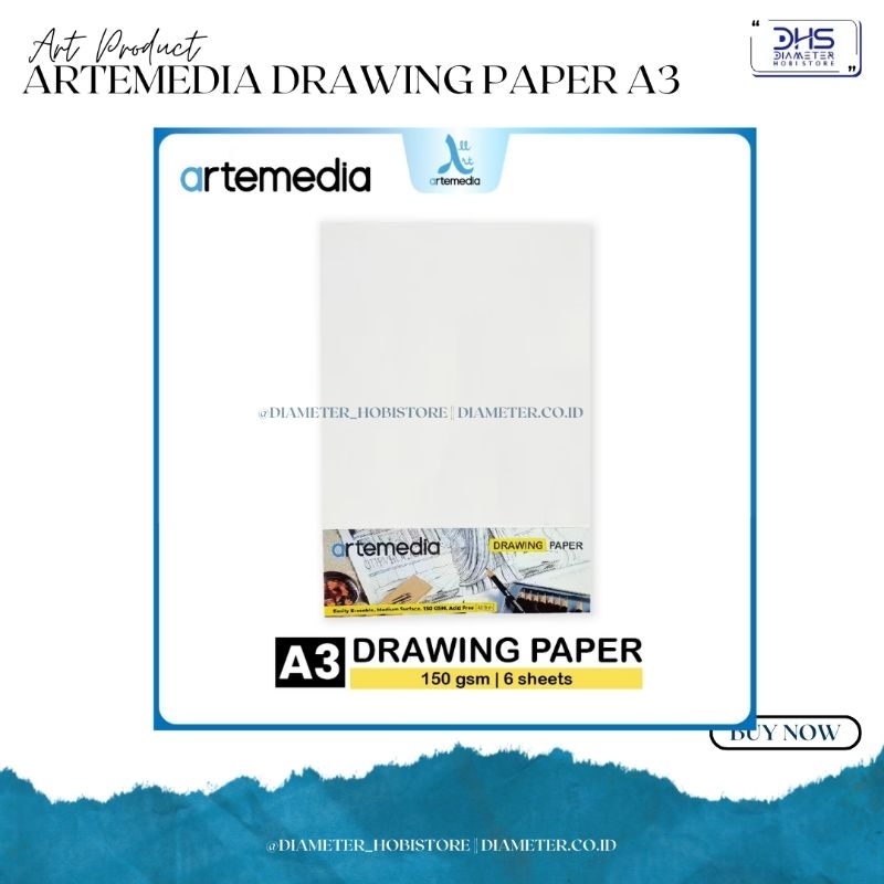 

Artemedia Drawing Paper A3 30 sheet