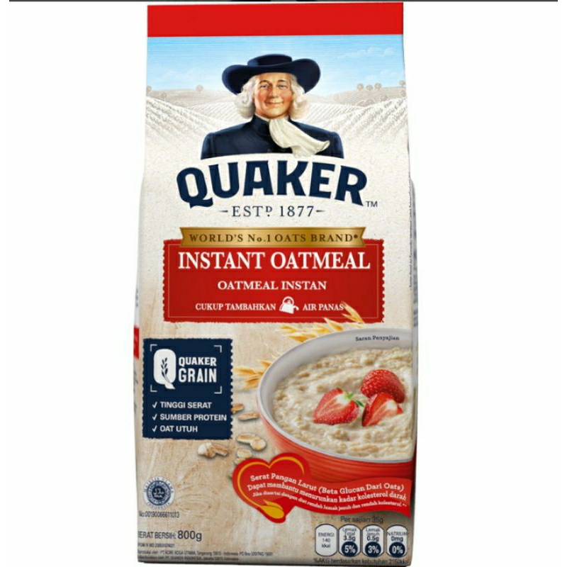 

Quaker oatmeal instan 800g