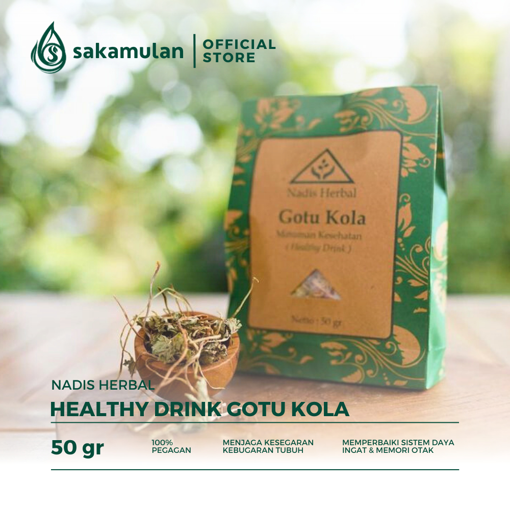 

Nadis Herbal Healthy Drink Gotu Kola (Pegagan/Centella Asiatica) 50 gr