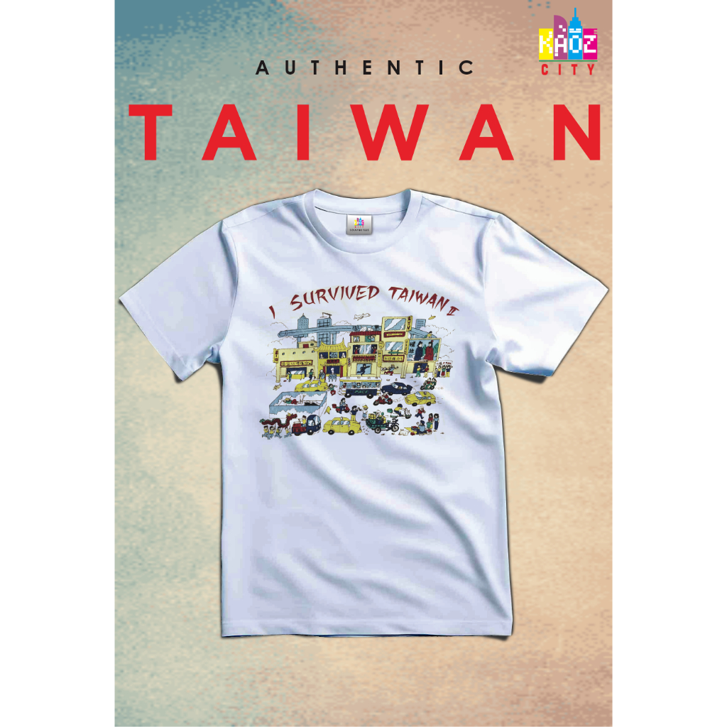 KAOZCITY KAOS TAIWAN DEWASA ANAK PRIA WANITA SOUVENIR OLEH OLEH ORCHID LAND CHINA TAIPEI MURAH