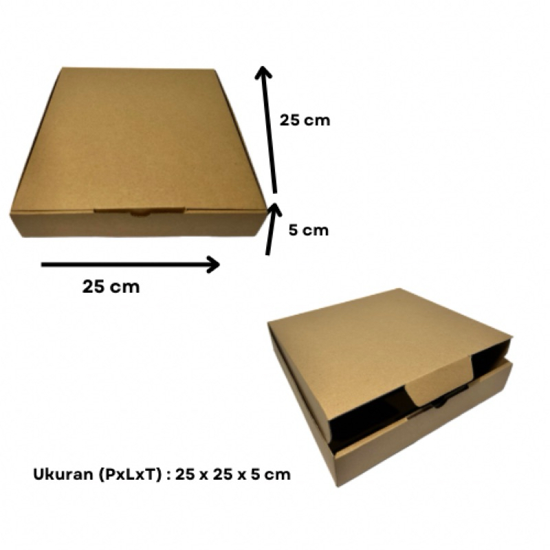 

Kardus Uk 25x25x5 CM DieCut