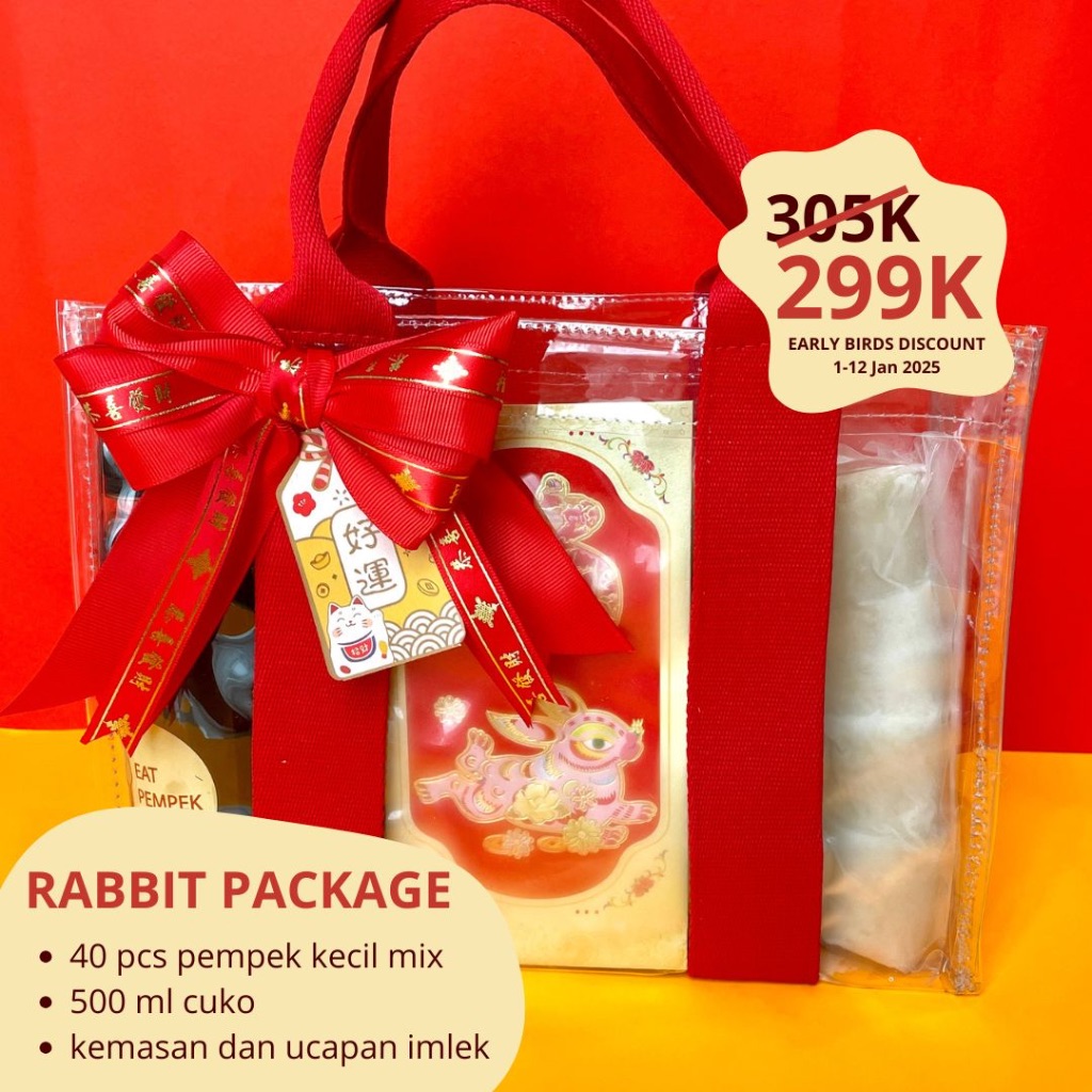 

[READY STOCK] Hampers Imlek Pempek - Rabbit Package