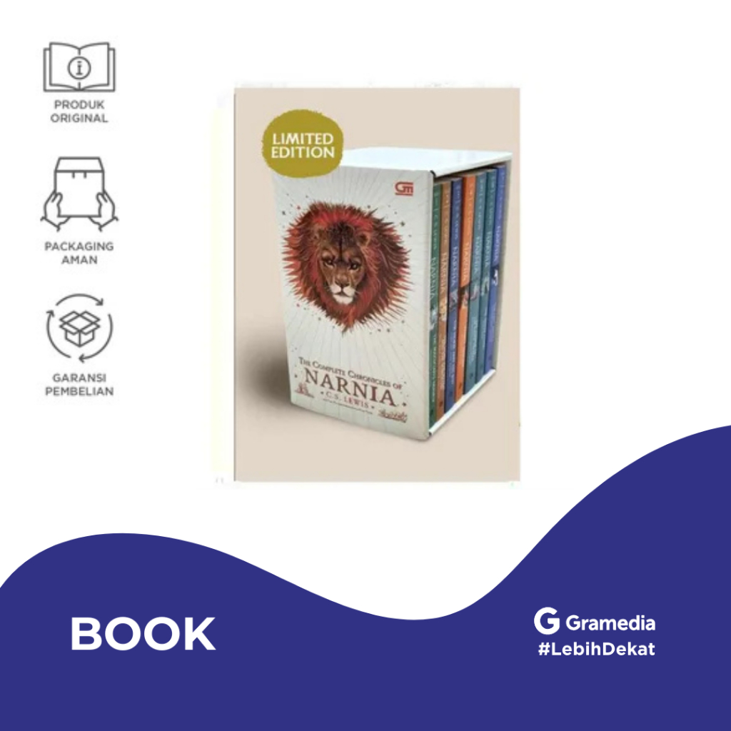 Novel Box Set Narnia - Gramedia Jember