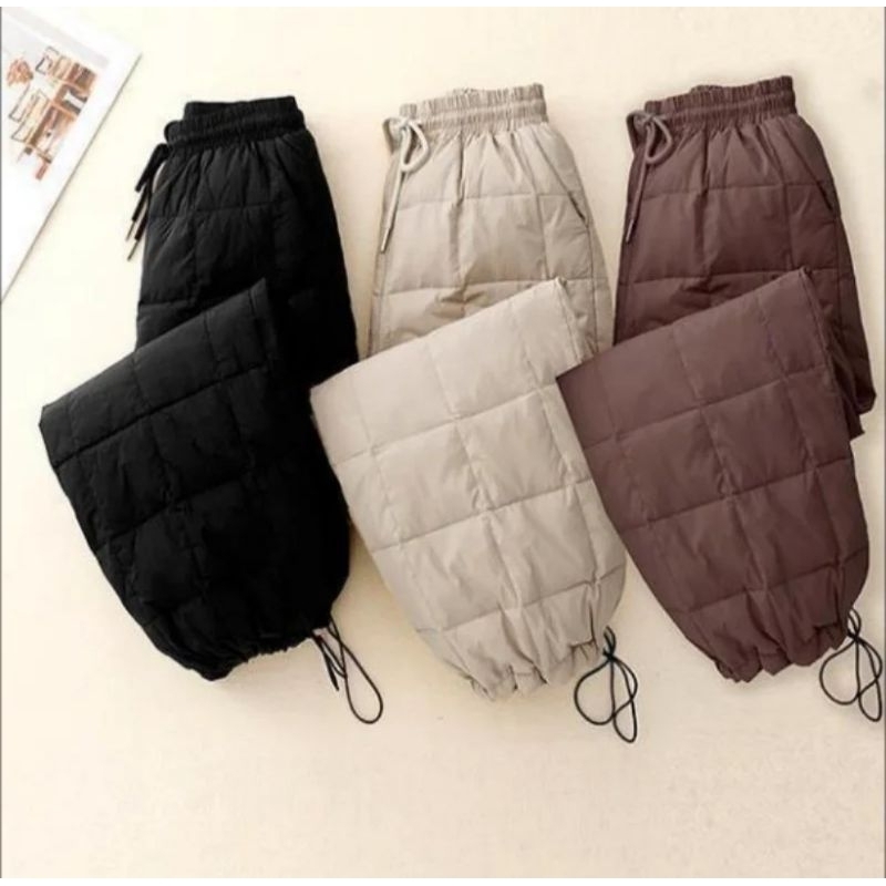 Celana Winter Wanita Dewasa Celana Winter Karet Bawah