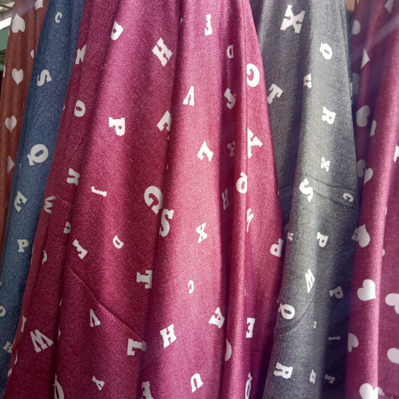 Kain Roberto Cavalli Motif Import - Kain Silk Lembut - Kain Meteran Pj | Harga Per Setengah Meter