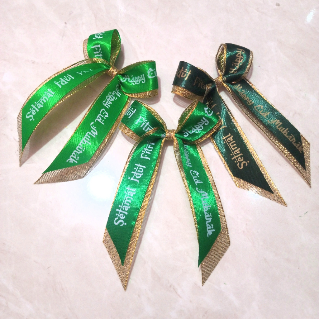 

Pita Parsel Idul Fitri / Pita Hampers Siap Tempel / Pita Idul Fitri Siap Pakai