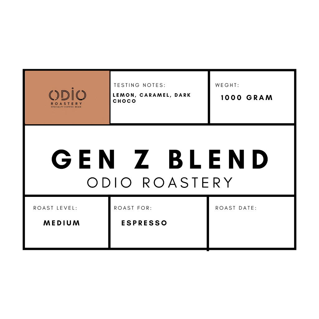 

Biji Kopi specialty Gen Z Blend 100% 1 Kg Full Arabica