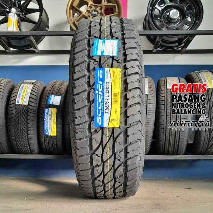 Promo ban mobil 265/75 R16 accelera omikron A/T ban mobil standar fortuner pajero R16