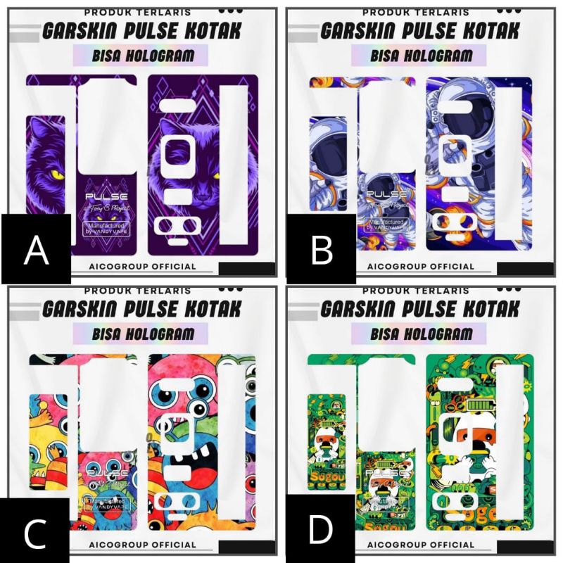

Garskin Inner Pu|SE Kotak Hologram Dan Biasa Anti Air Bisa Custom