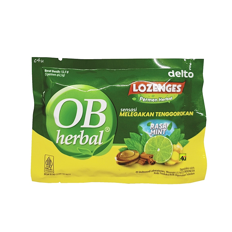 

OB Herbal Lozenges - Permen Herbal - SACHET isi 5 butir